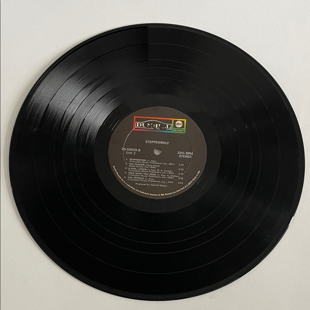 Stereophonic - Steppenwolf Vinyl Record (DS-50029) - Tested - Picture 6 of 6